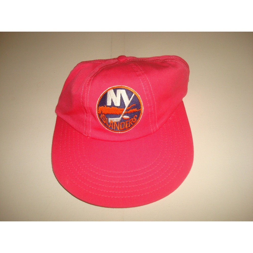 PINK NEW YORK RANGERS WOMENS STRETCH  HAT CAP VINTAGE‎ DEADSTOCK B1